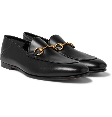 gucci mens brixton leather loafer|are gucci loafers worth it.